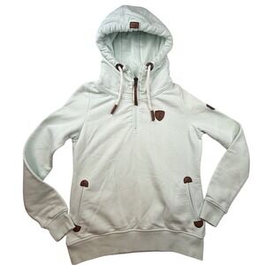 Wanakome Selene Half Zip Hoodie Mint Green XL cozy cabin gorpcore -SPOTS